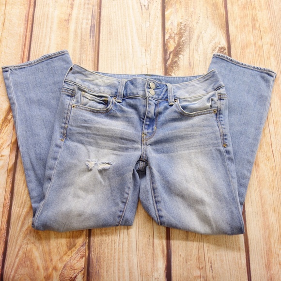 American Eagle Artist Crop Stretch 2 Regular - Picture 2 of 6